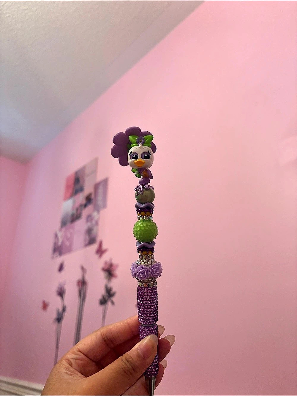 Daisy Beaded Pen